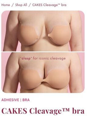 Cake Cleavage™ Adhesive Strapless Bra - Nude